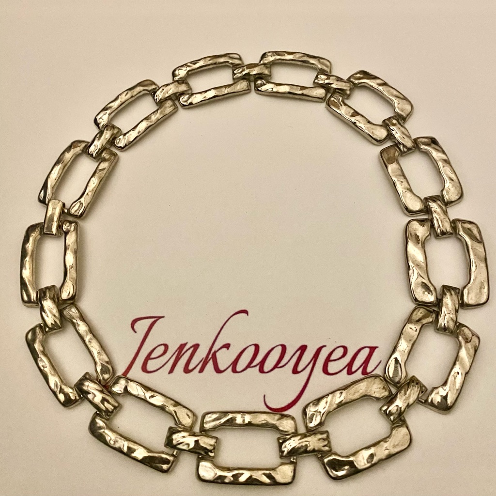 Silver Chain Link Necklace